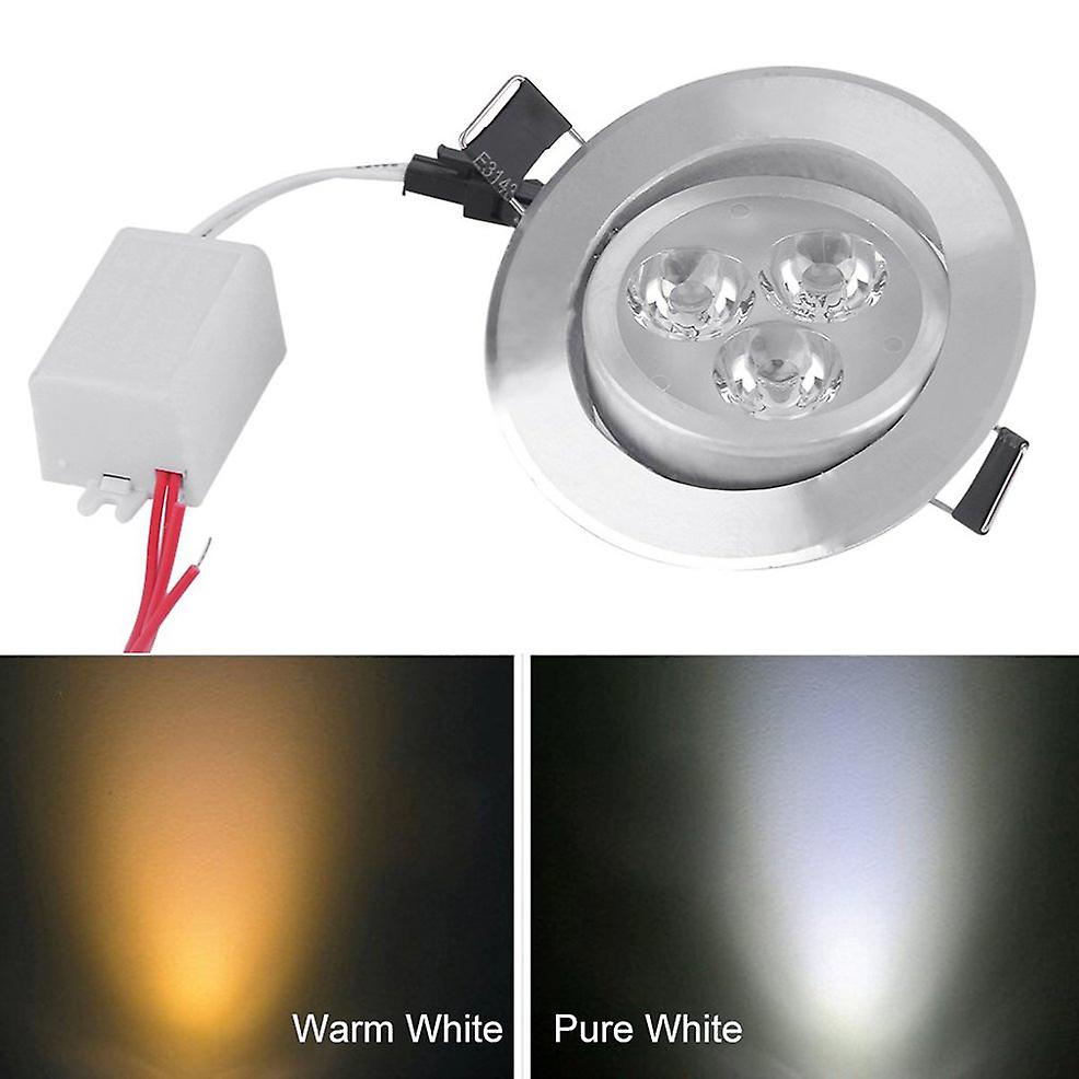 Led 3w 6pcs/set Decoration Ceiling Lamp Light Pure White/warm White Downlight