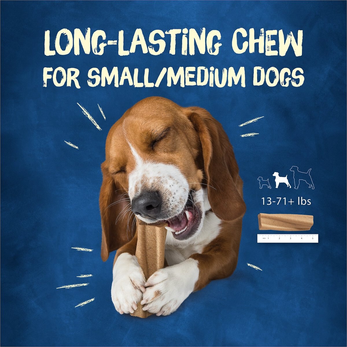 Busy Bone， Long-Lasting Peanut Butter Flavor Small/Medium Dog Treats