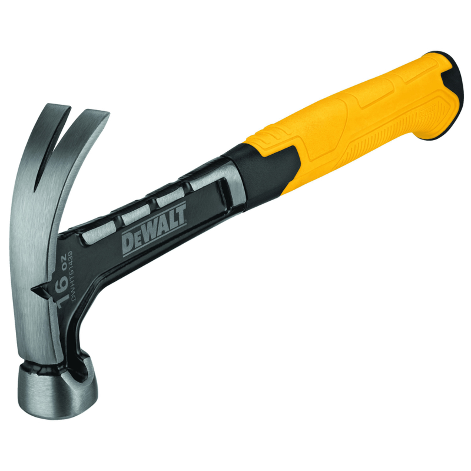 DW 16 oz Smooth Face Curve Claw Hammer 11-3/4 in. Steel Handle