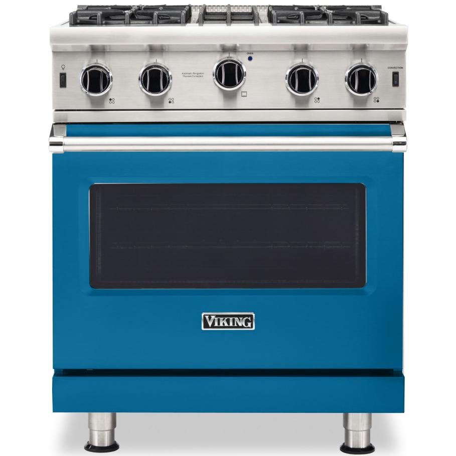 Viking 30-inch, 4.0 cu.ft. Freestanding Gas Range with Convection Technology VGIC5302-4BABLP