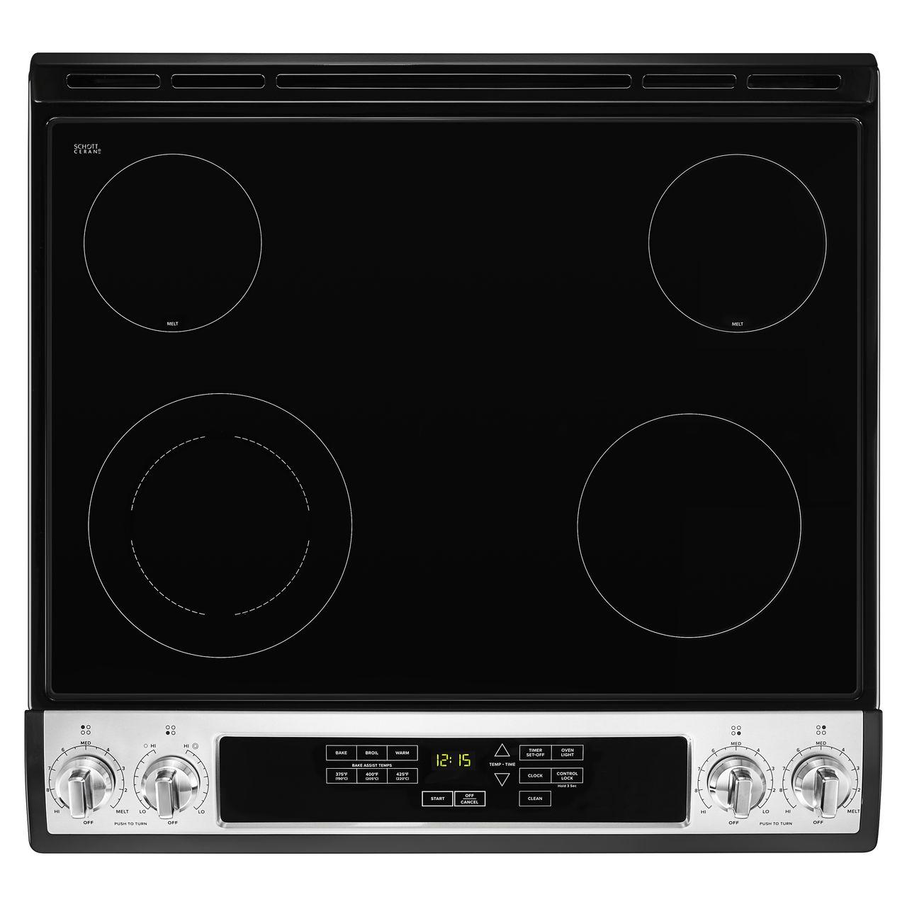 Amana 30in Slide-In Electric Range YAES6603SFS