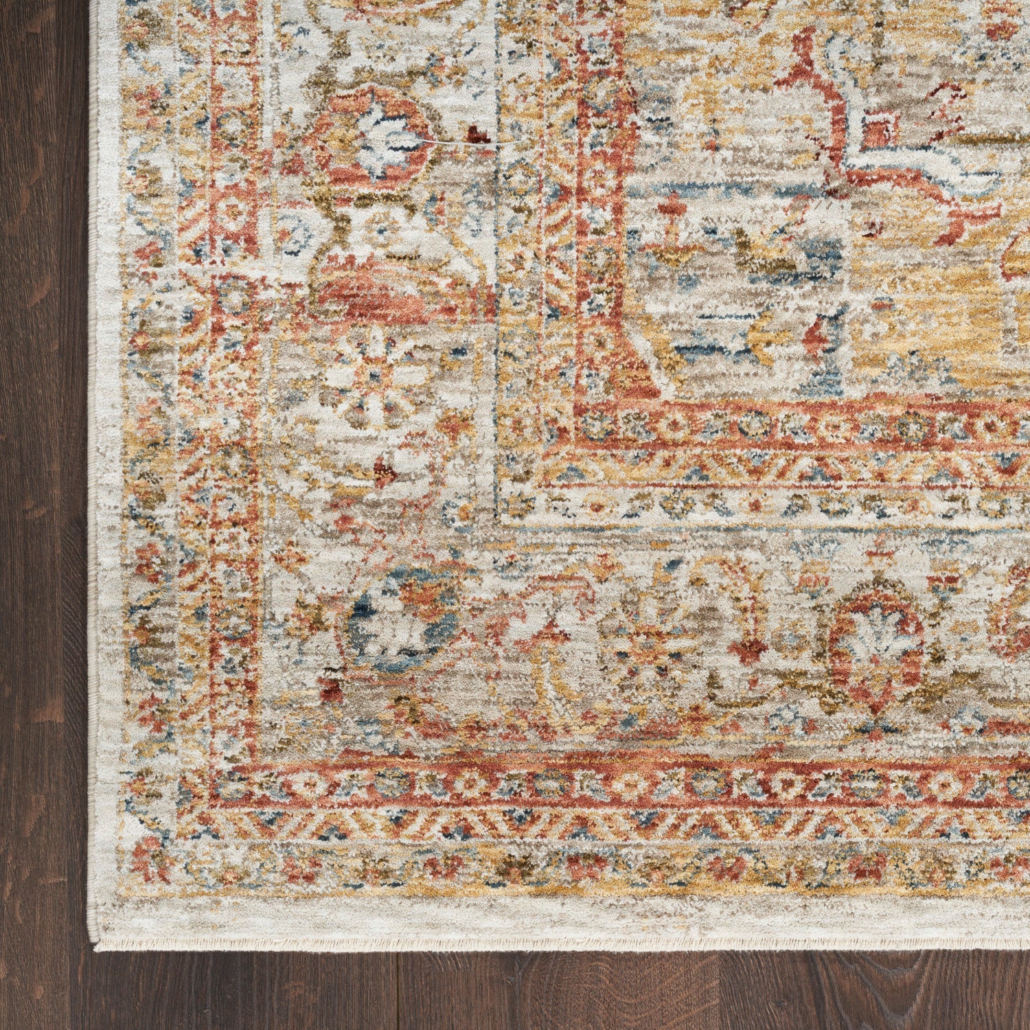 Sahar Ivory Rust Vintage Rug