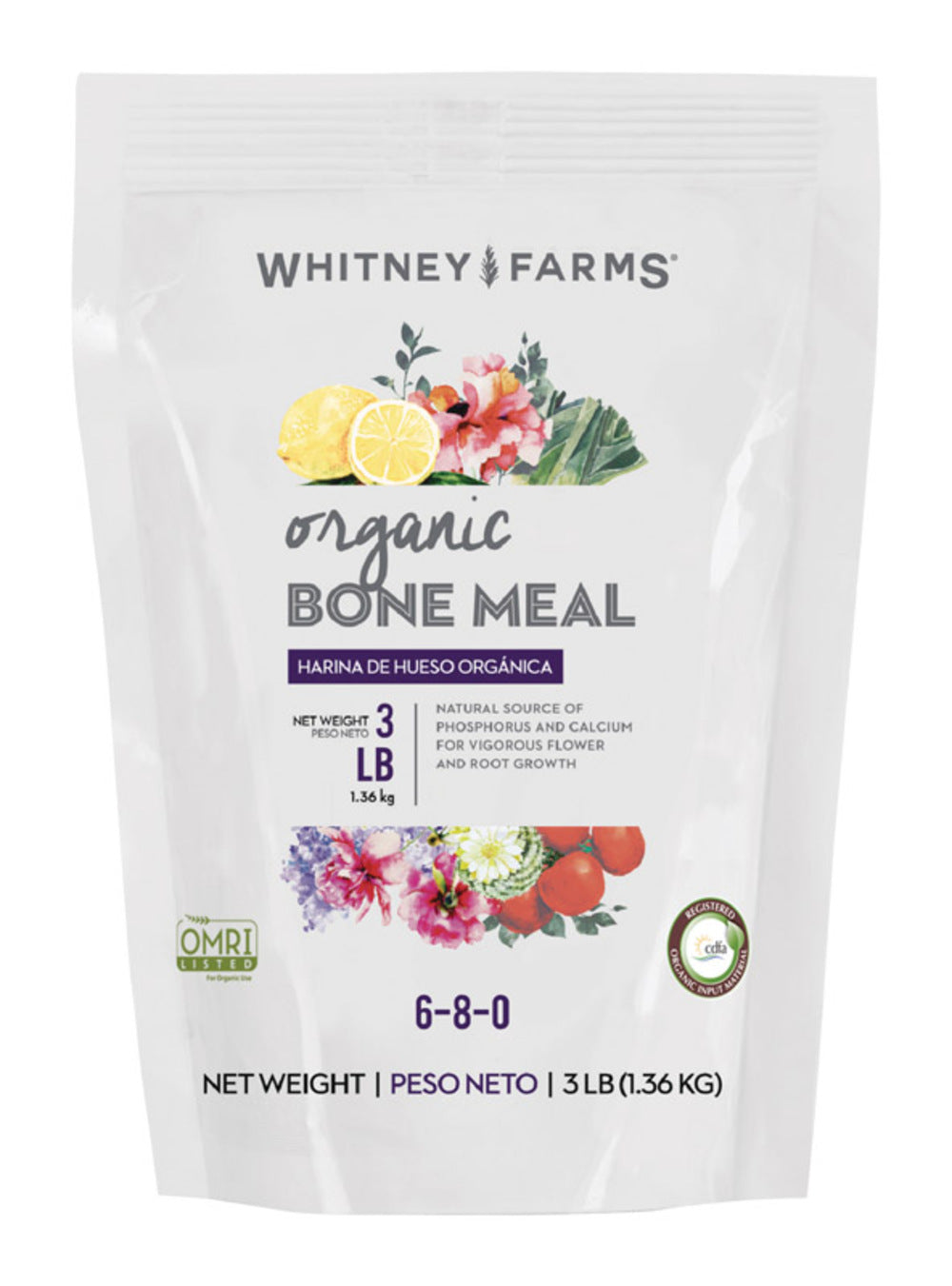 WF ORGANIC BONE MEAL 3#