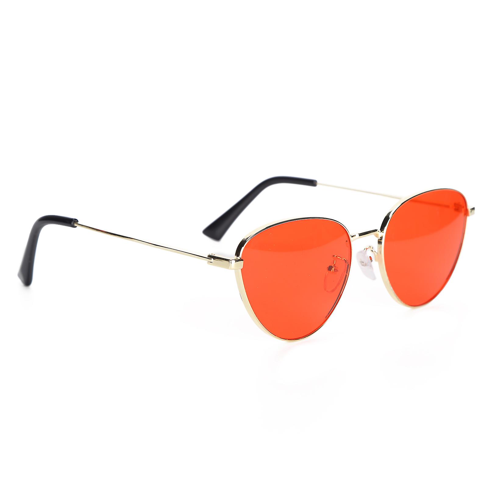 Simple Style Sunglasses Uv Protection Unisex Men Women Outdoor Glasses For Travel Red