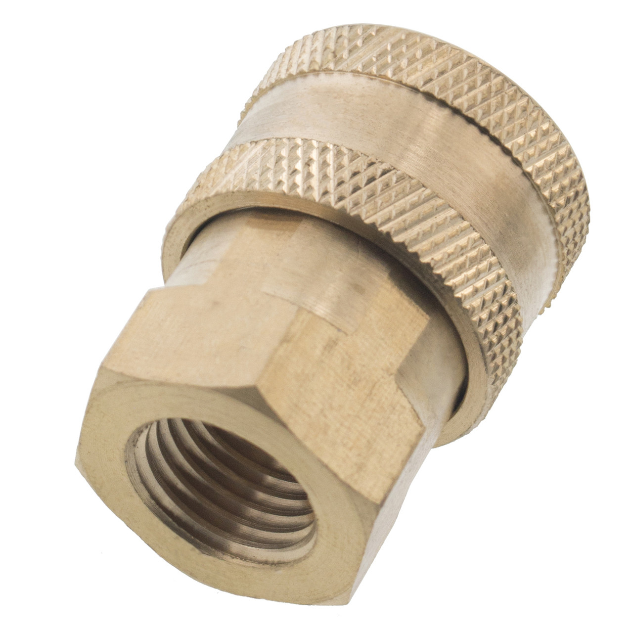 Erie Tools 1/4 FPT Female Brass Socket Quick Connect Coupler