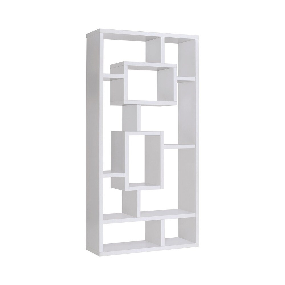 Aurelle 10 shelf Open Back Bookcase