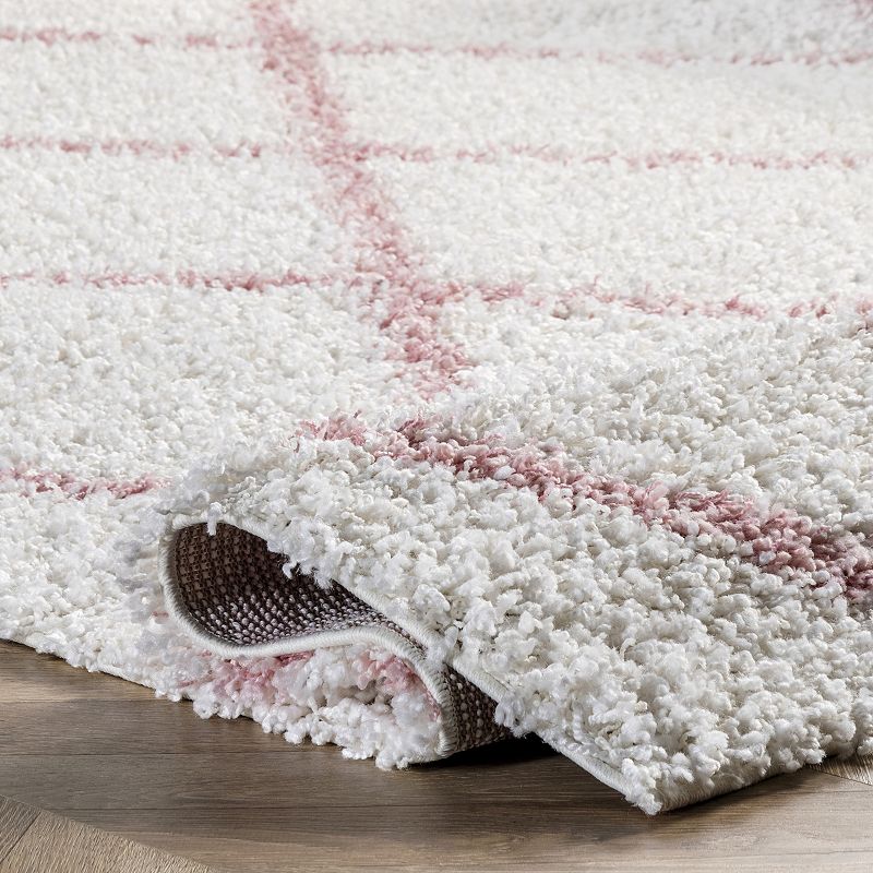 nuLOOM Tess Trellis Shag Area Rug