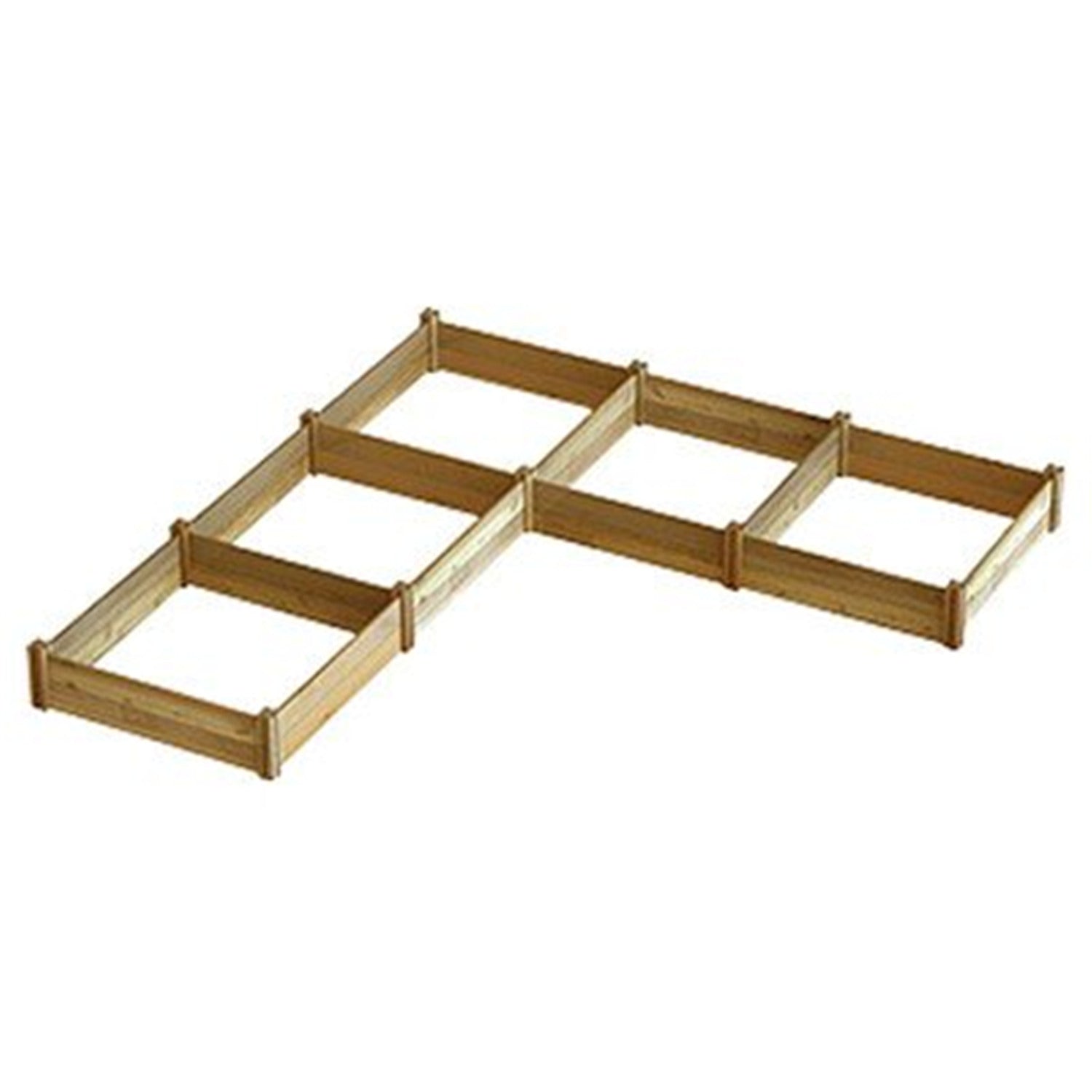 "L" Shaped Modular Raised Garden Bed