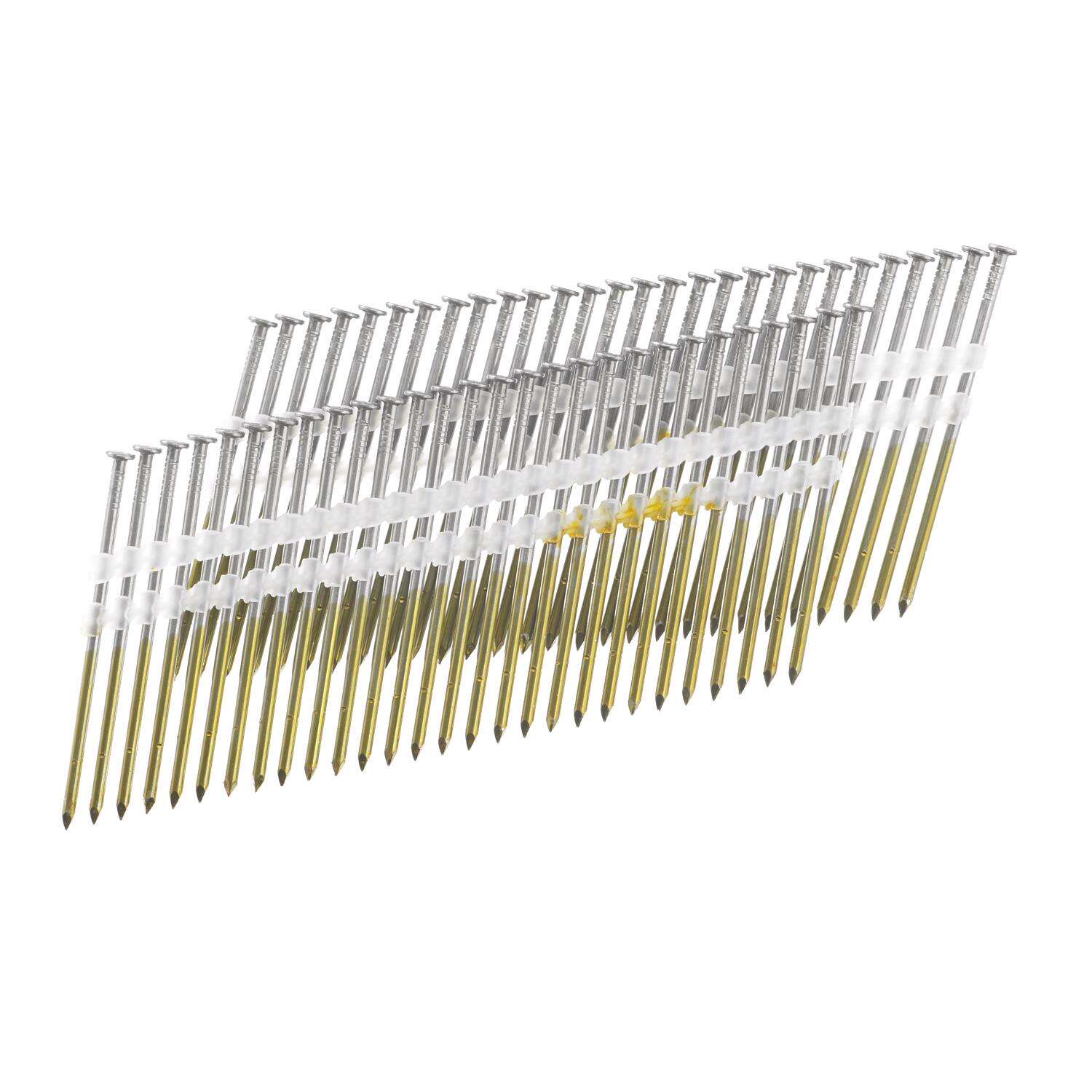 Senco 3-1/2 in. 16 Ga. Angled Strip Bright Framing Nails 20 deg 4000 pk