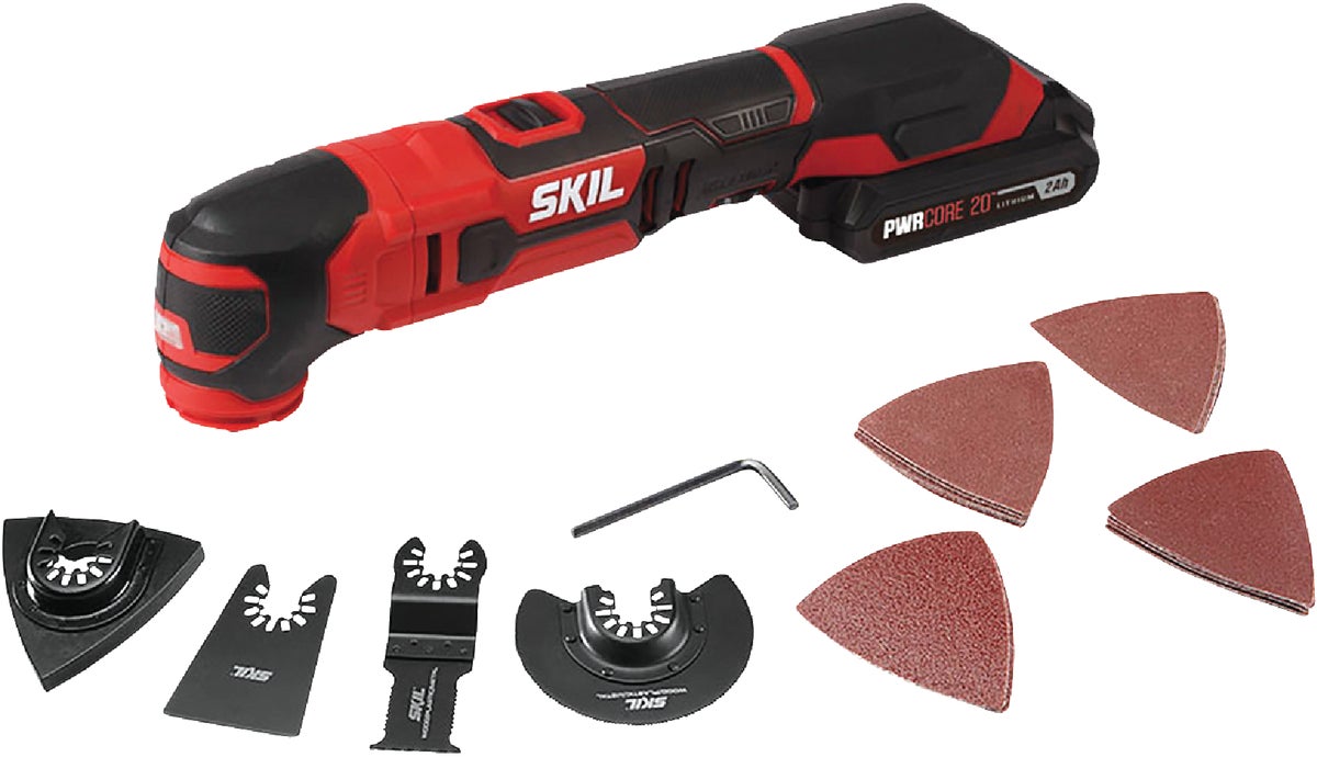 SKIL 20V PWRCore Cordless Oscillating Tool Kit