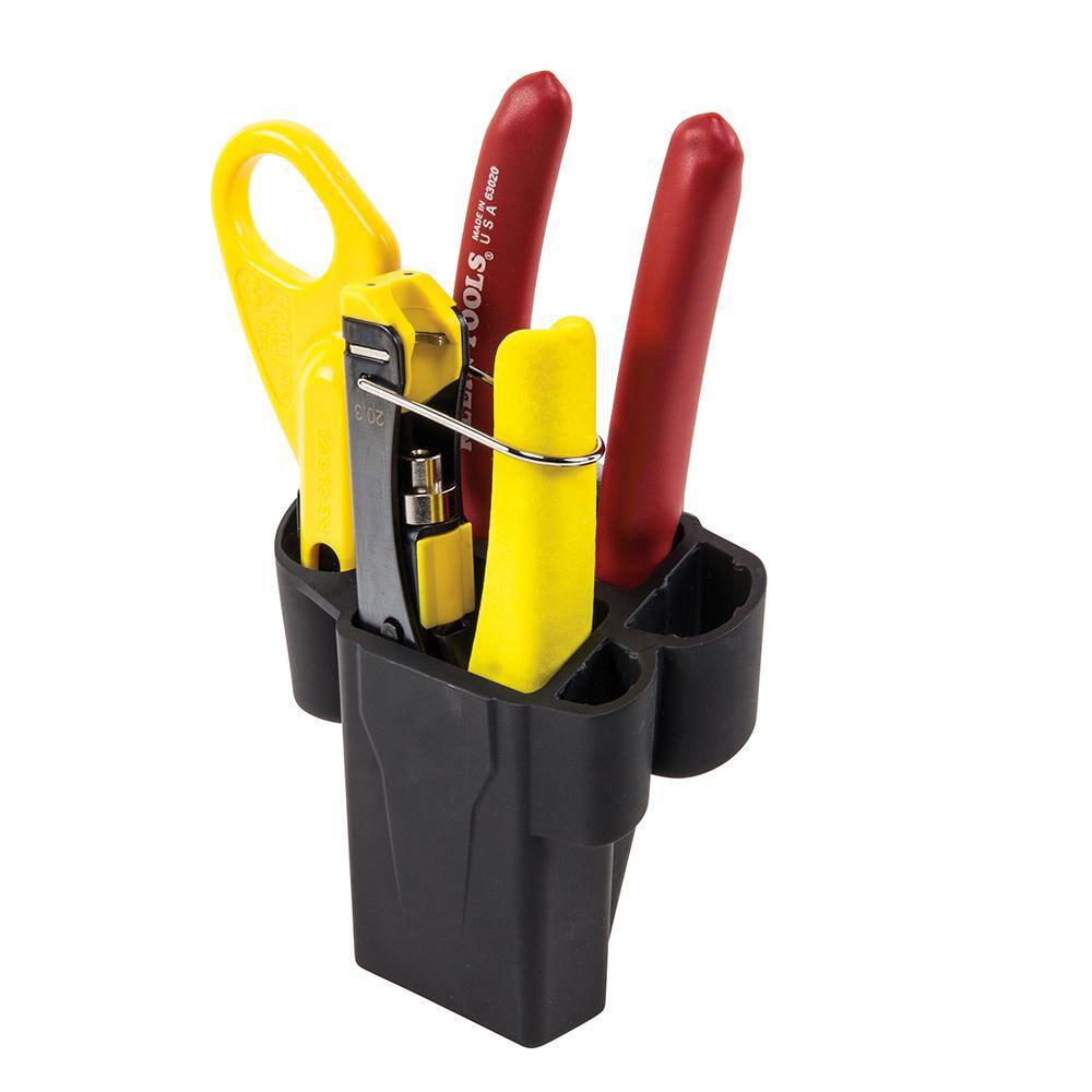 Klein Tools Coax Cable Installation Tool Set with Hip Pouch VDV011852