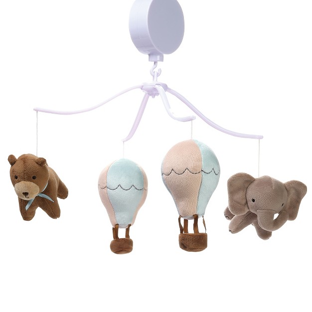 Bedtime Originals Up Up amp Away Air Balloon Musical Baby Crib Mobile Soother Toy