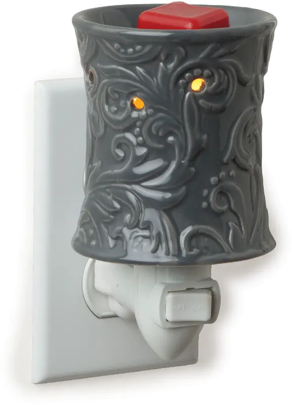 Charcoal Gray Pluggable Fragrance Warmer