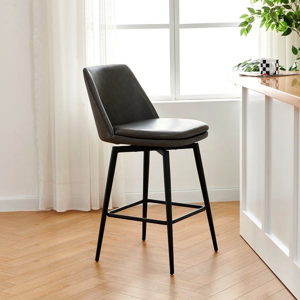 Ariel Counter Height Swivel Barstool Set of 2