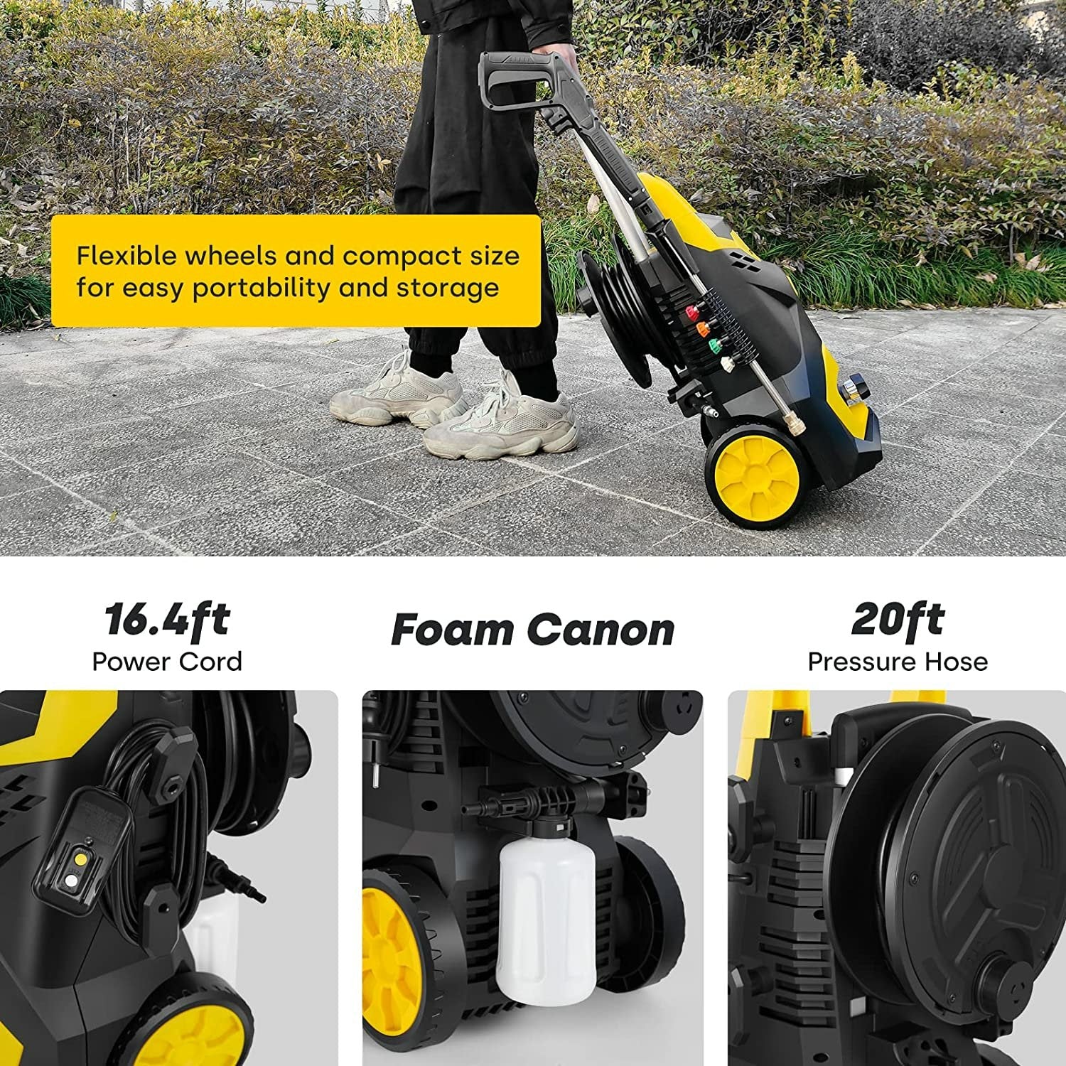 Enventor 2300 PSI Electric Powered Pressure Washer