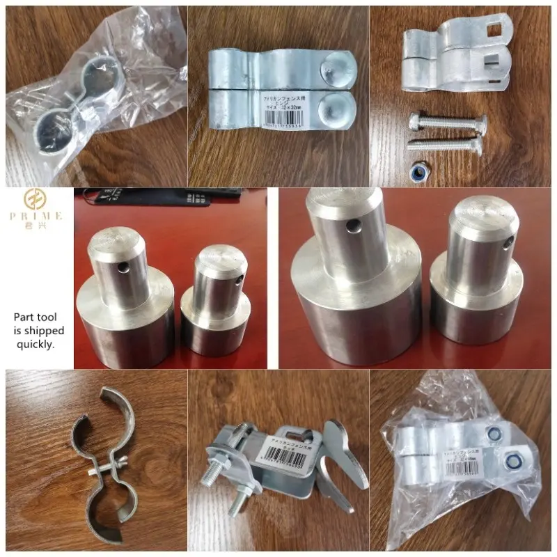 Safety fence Joint hardware parts 31.8 31.8 mm for American fence connection between fences factory supply Exported to Japan