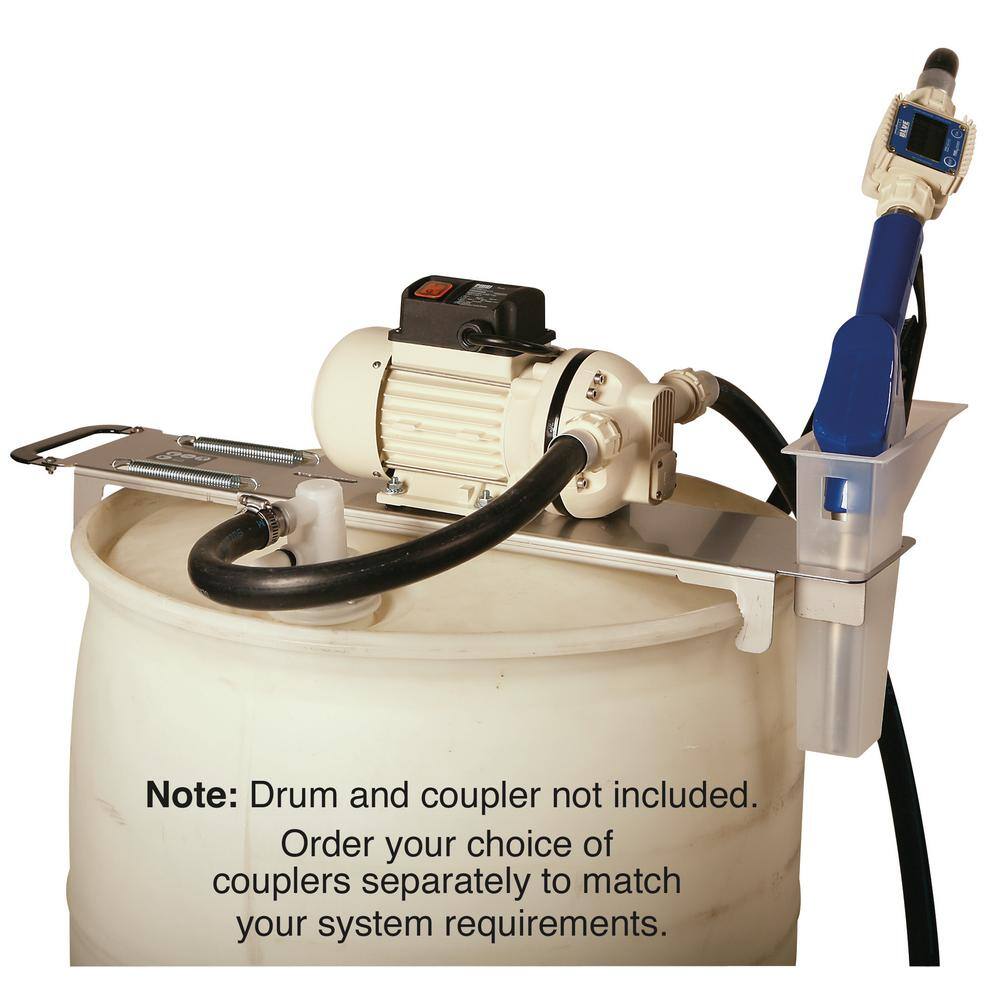 Liquidynamics 115-Volt Diesel Exhaust Fluid Drum Topper Pump with Automatic Nozzle for 55 Gal. Drums 33115-S1A