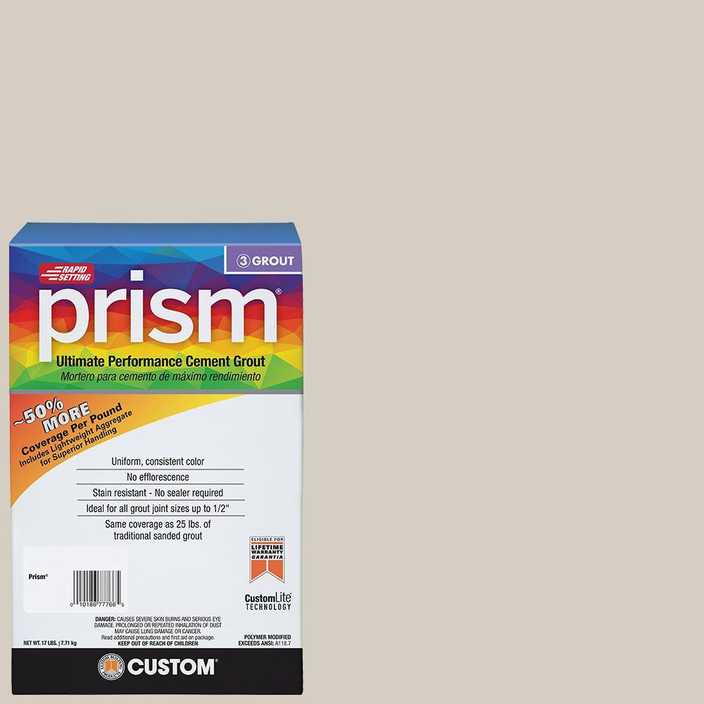 Custom Building Products Prism #545 Bleached Wood 17 lb. Ultimate Performance Grout PG54517T