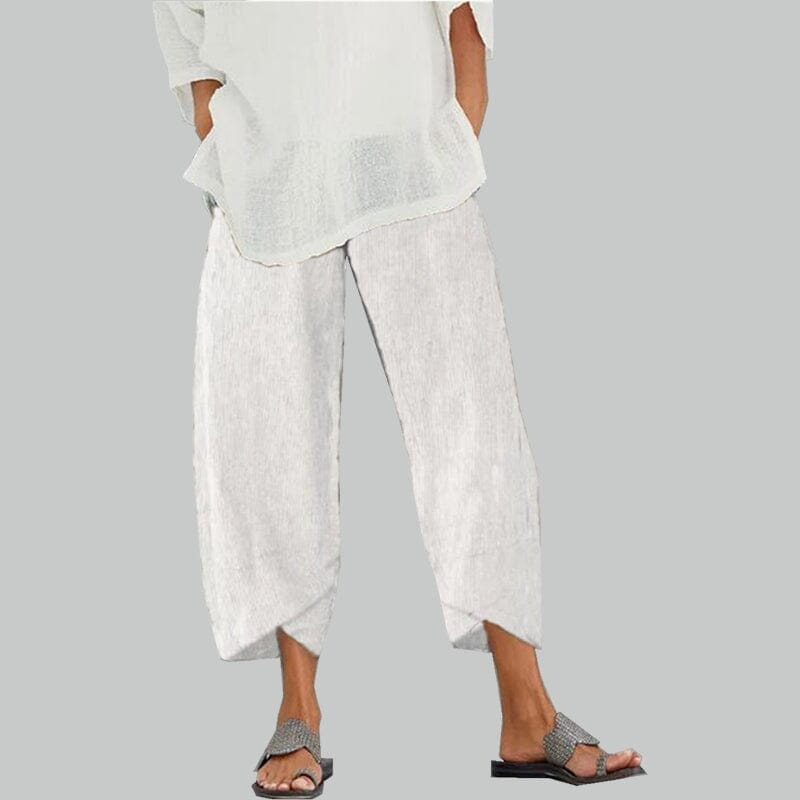 Cotton and Linen Casual Pants