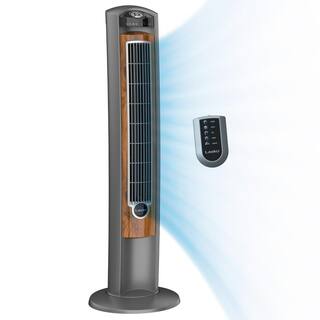 Lasko Wind Curve 42 in. 3-Speed Oscillating Tower Fan with Fresh Air Ionizer and Remote Control 2554