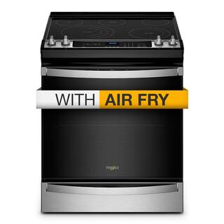 Whirlpool 6.4 cu. ft. Single Oven Electric Range with Air Fry Oven in Fingerprint Resistant Stainless Steel WEE745H0LZ