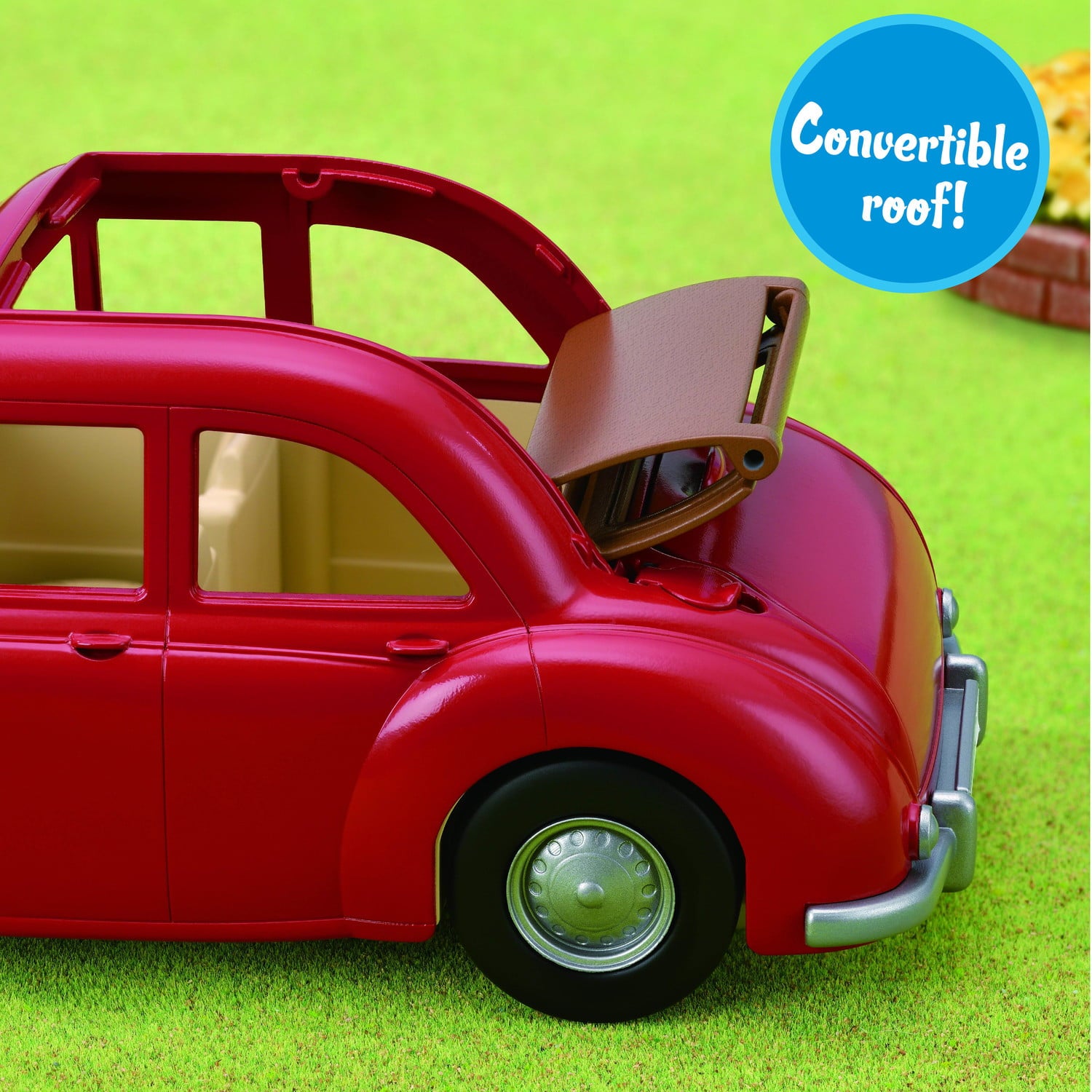 Calico Critters Family Cruising Car Toy Vehicle for Dolls with Baby Stroller Included