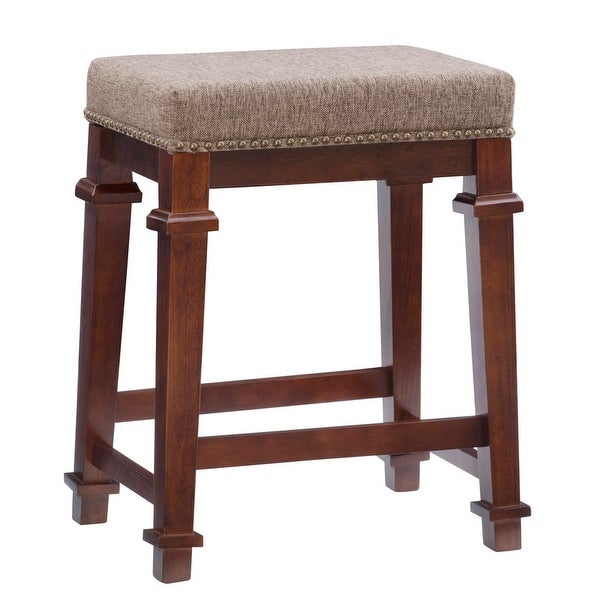 Copper Grove Willamette Tweed Backless Counter Stool