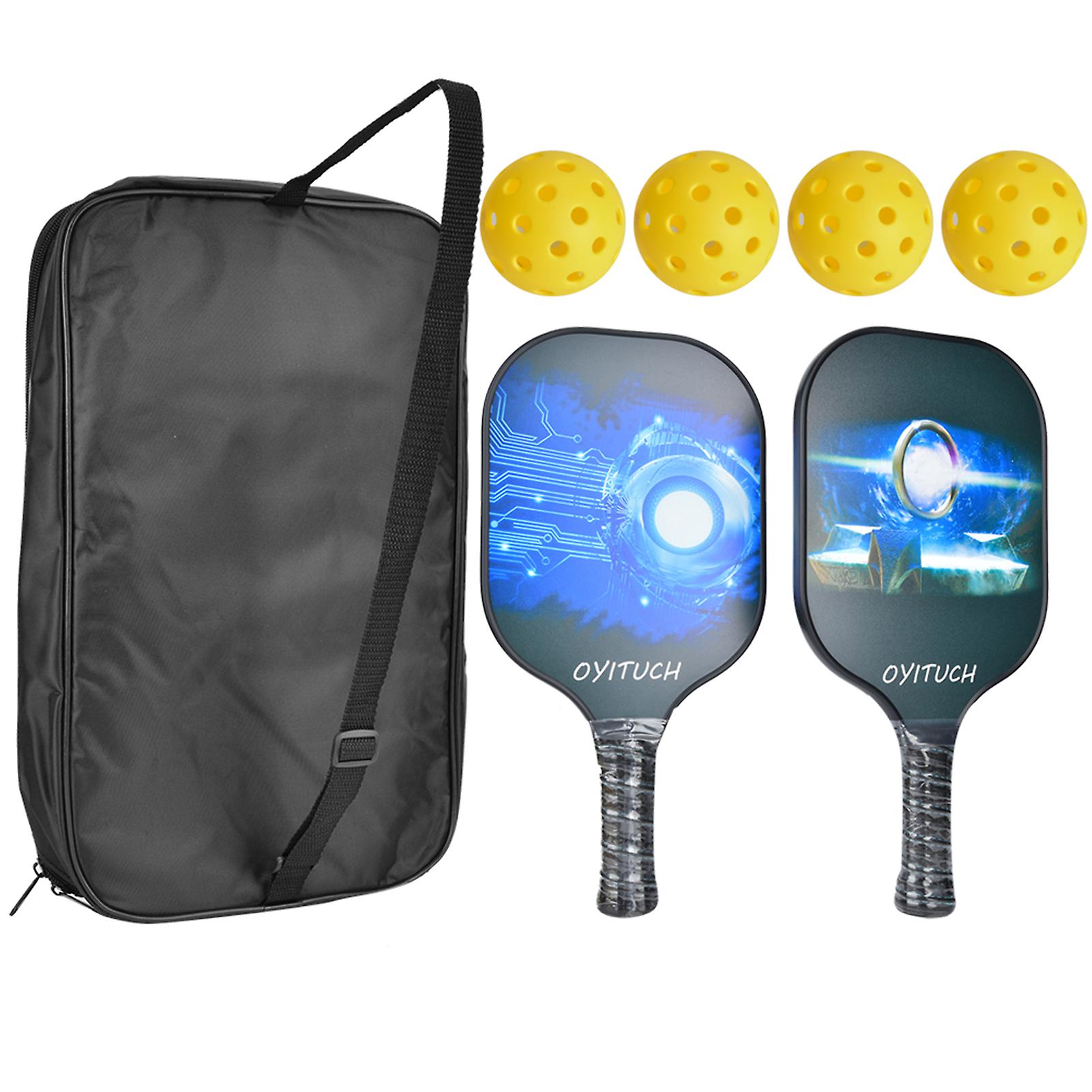 Professional Carbon Fiber Outdoor Sport Portable Pickleball Paddle Racquet Optimal Ball Control