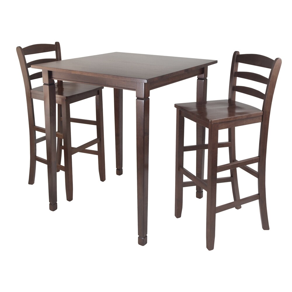 3 Pc Kingsgate High/Pub Dining Table with Ladder Back High Chair