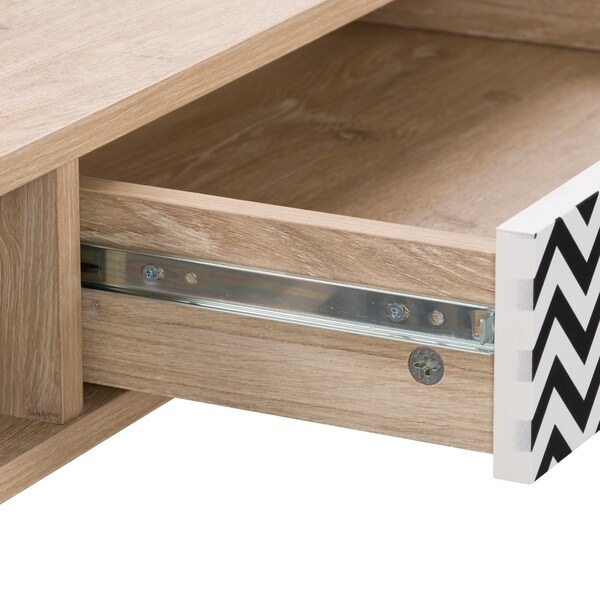 Carson Carrington Hurup Chevron Entryway Table/Desk