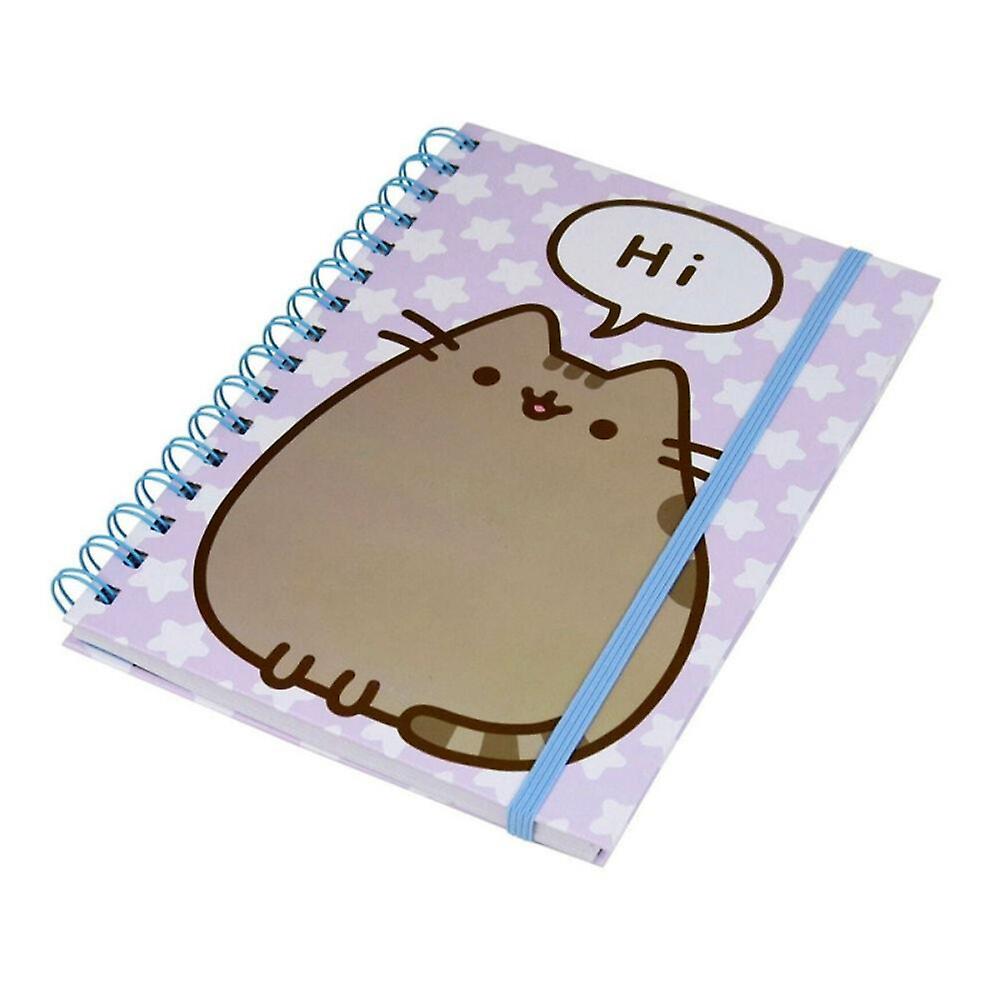 Pusheen Says Hi A5 Wirebound Notebook