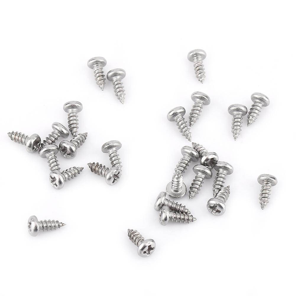 200 Pack M3 Pan/flat Head Screw Stainless Steel Self  Tapping Screw Assortment Kit[]