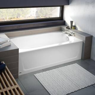 Bootz Industries Maui 60 in. x 30 in. Soaking Bathtub with Right Drain in White 011-3340-00