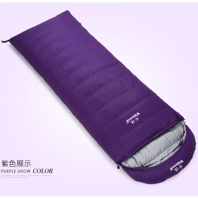 Shanghai 2022 Sleeping bag for adults nap envelope down sleeping bag 1000G white duck down envelope outdoor camping sleeping bag