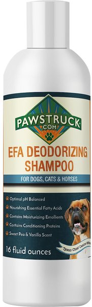 Pawstruck EFA Deodorizing Dog， Cat and Horse Shampoo