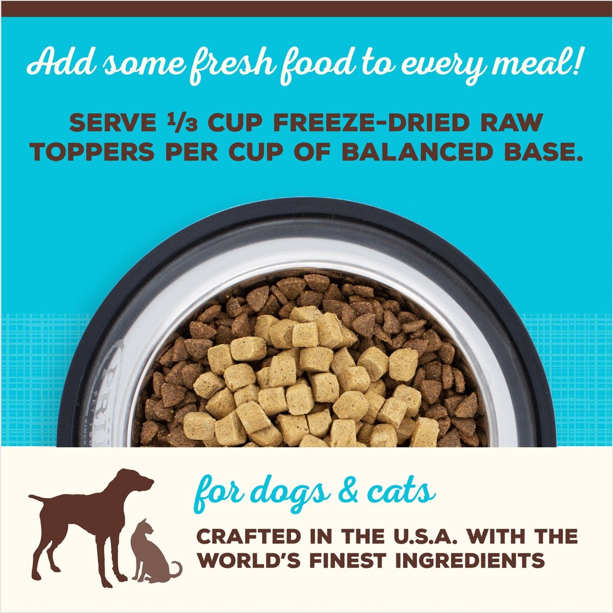 Primal Cupboard Cuts Fish Grain-Free Freeze-Dried Raw Dog Food Topper