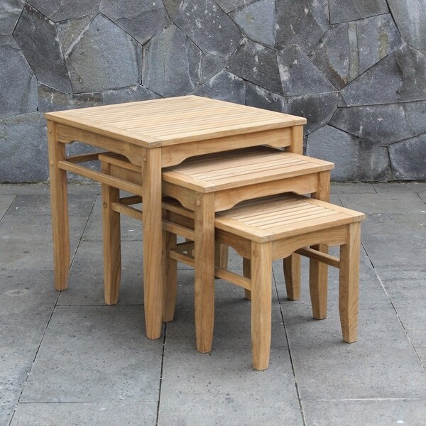 Cambridge Casual Sherwood Teak Nesting Tables