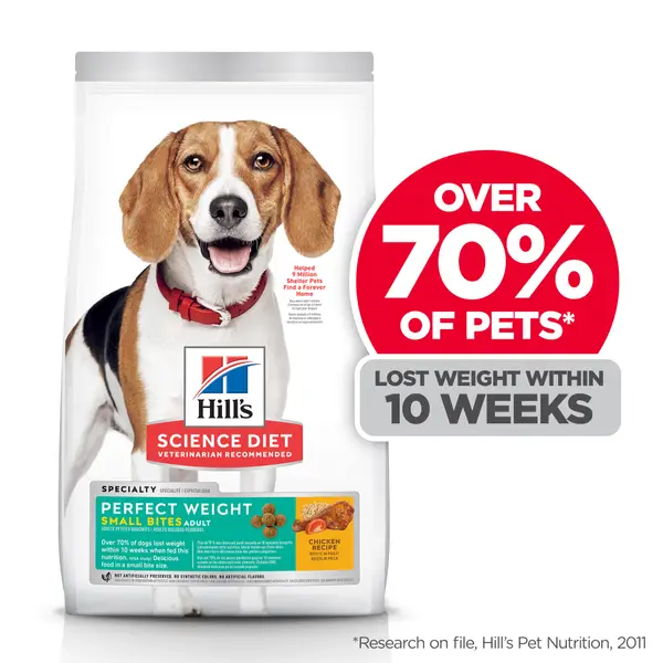 Hill's Science Diet 28.5 lb Adult Perfect Weight Small Bites Dry Dog Food