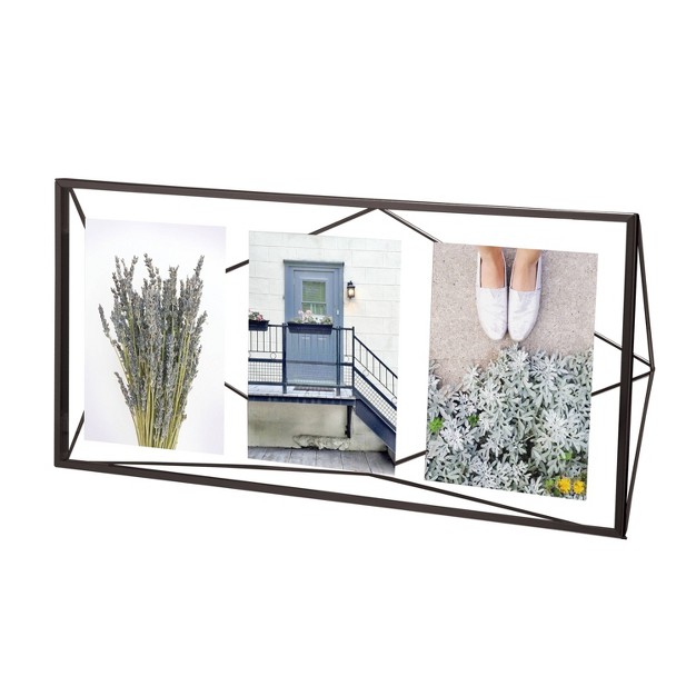 Set Of 3 Prisma Picture Frames Opening Black Umbra