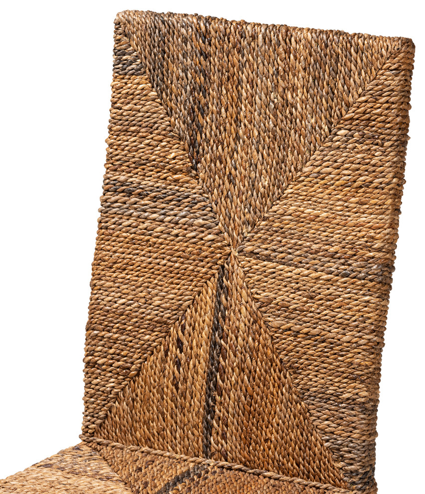 Tatiana Dark Brown Mahogany Dining Chair   Tropical   Dining Chairs   by Baxton Studio  Houzz