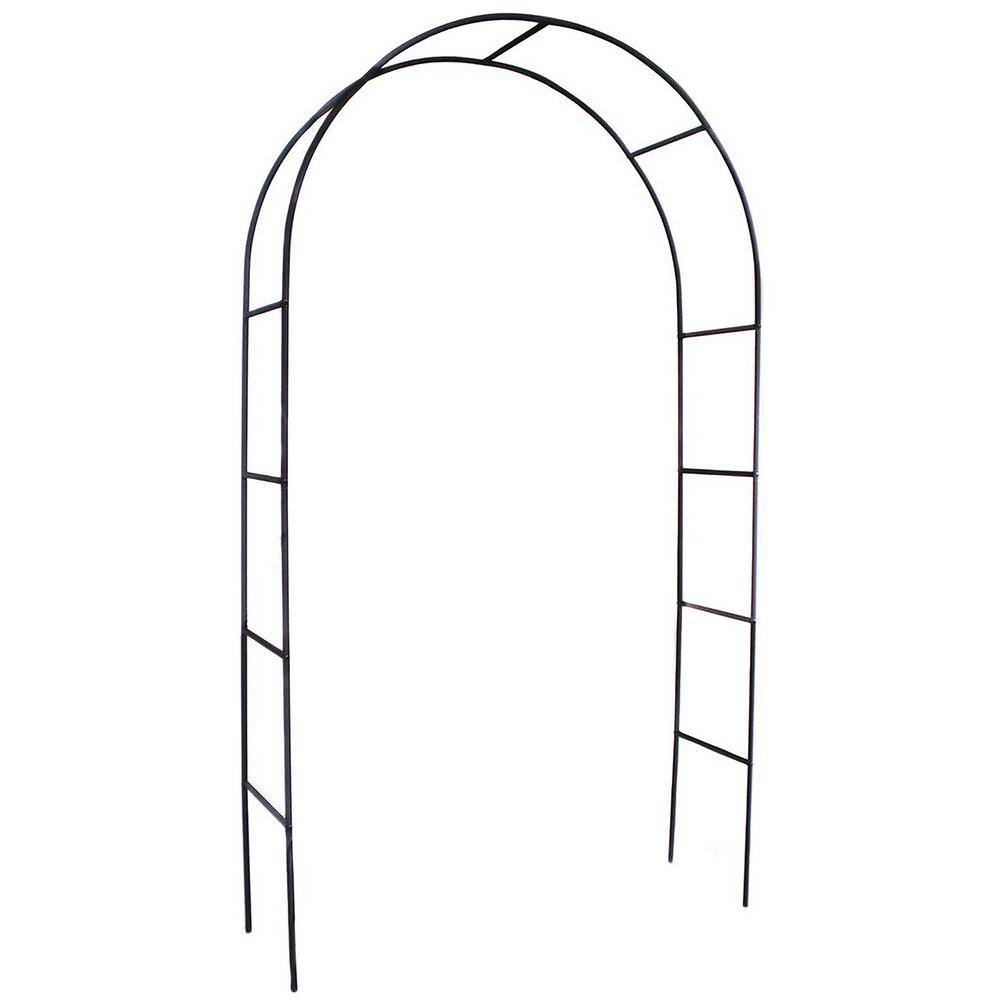 92 in. Metal Garden Arch Wide Sturdy Metal Trellis TG10071