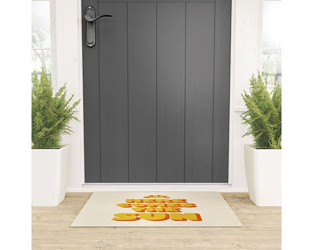 Showmemars Here Comes The Sun Welcome Mat Society6