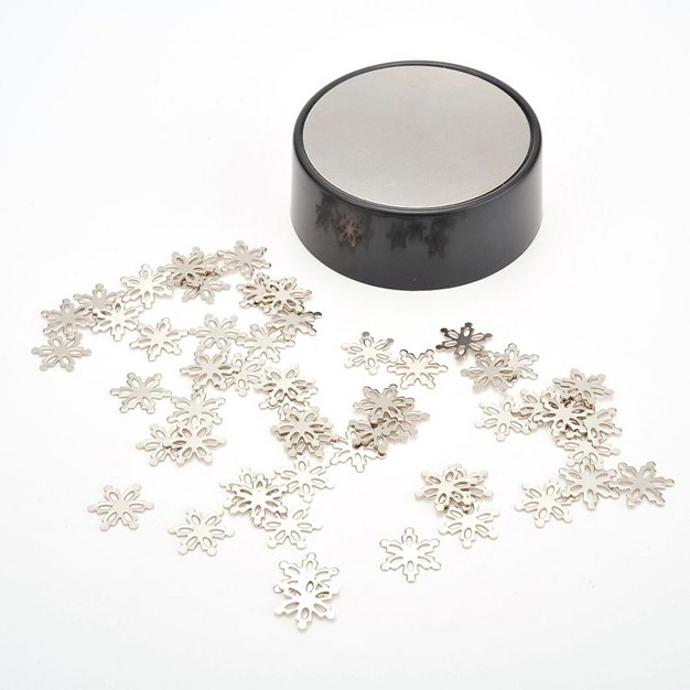 Insten Magnetic Snowflakes Desktop Sculpture Desk Toy amp Decoration For Teens And Adults