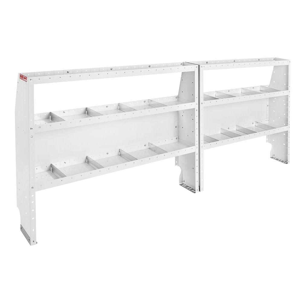 Commercial Shelving Package for Full-Size， 148 Inch Wheel Base Ford Transit Vans ;