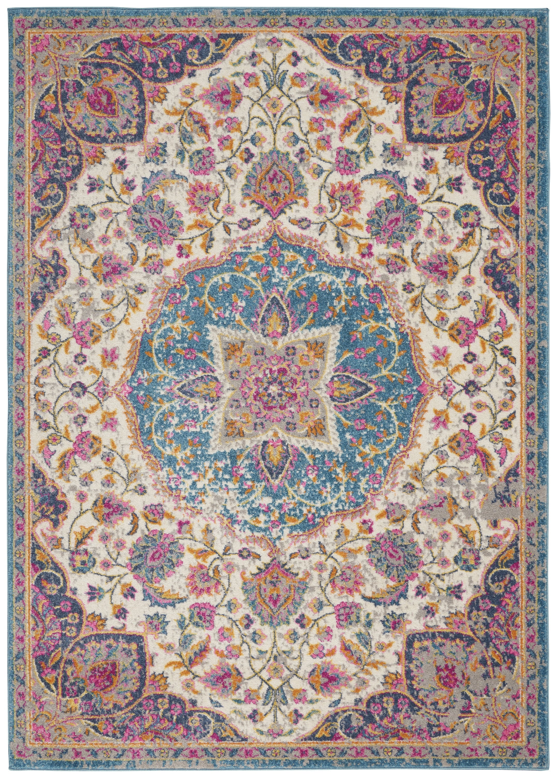 Nourison Passion Persian Ivory/Multi 5'3