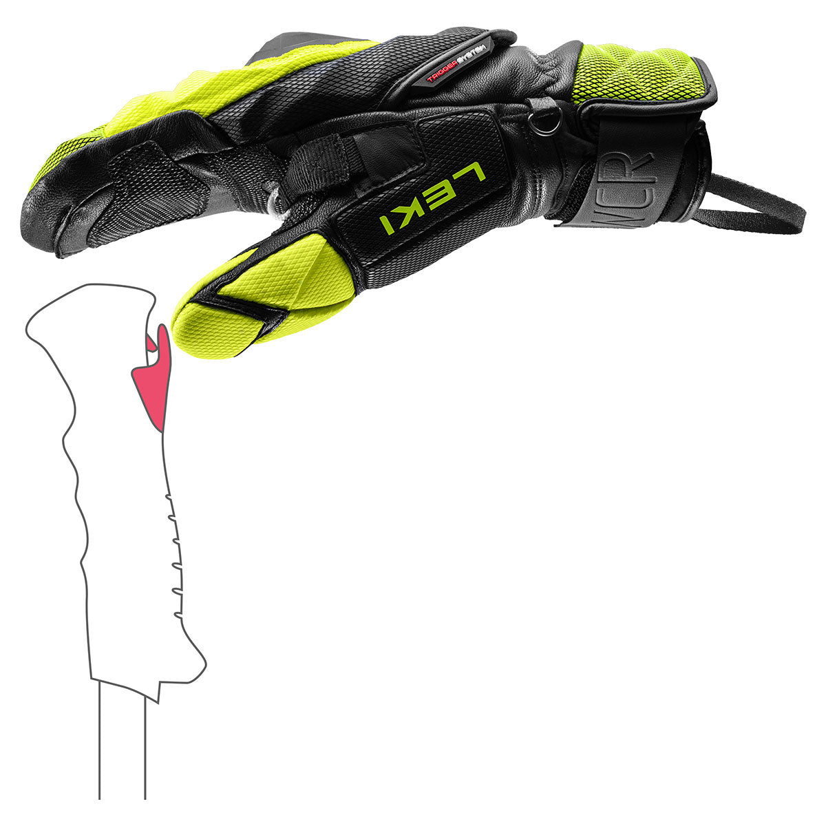 Leki WCR Venom SL 3D Mitts