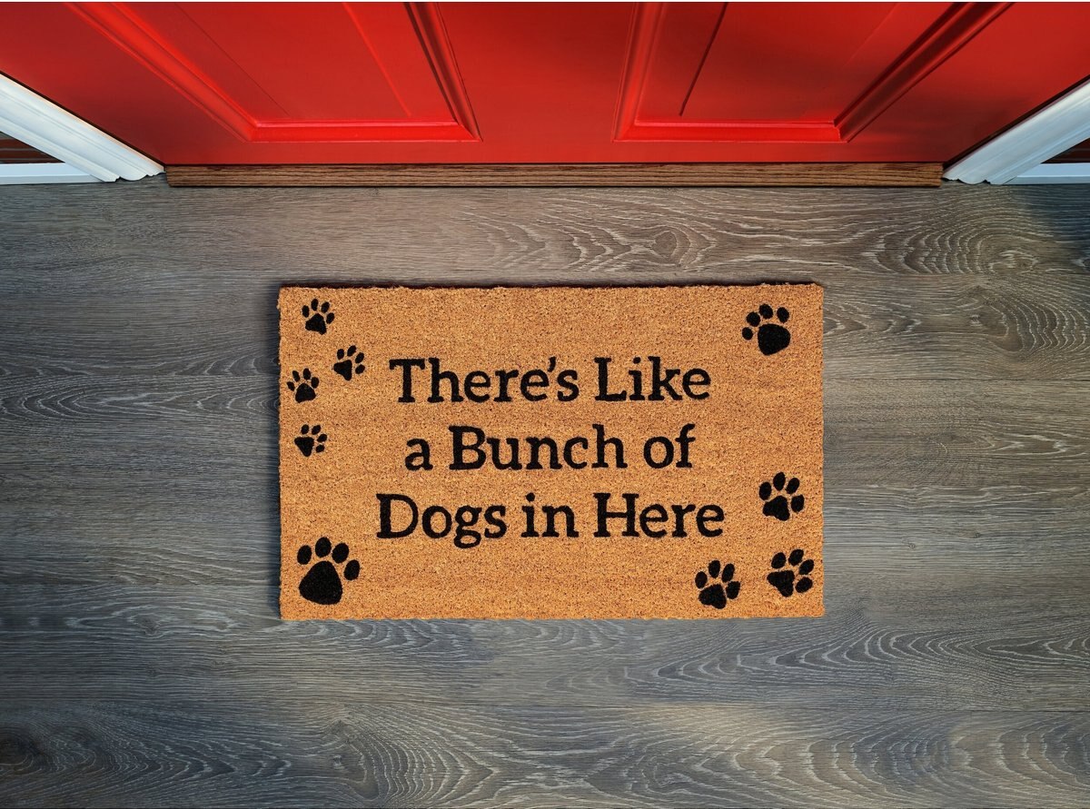 BirdRock Home Bunch of Dogs' Coir Doormat