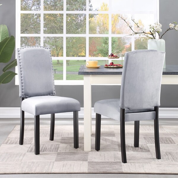 Ellica Velvet Dining Chairs (Set of 2)