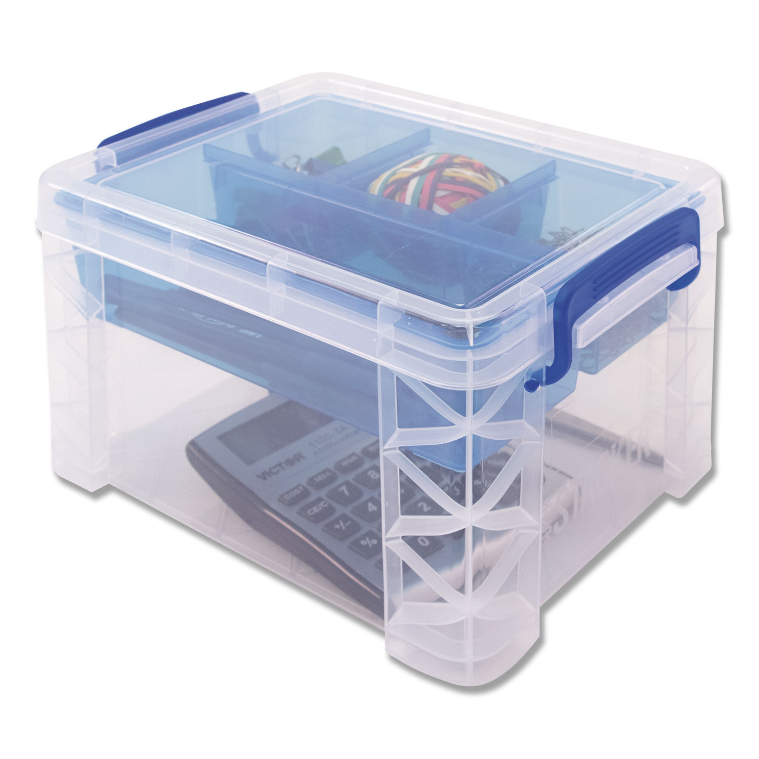 Super Stacker Divided Storage Box by Advantus AVT37375