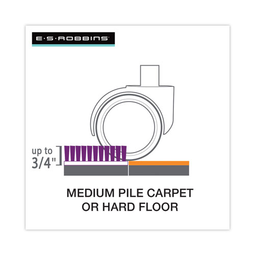 E.S. Robbins Floor+Mate | For Hard Floor to Medium Pile Carpet up to 0.75